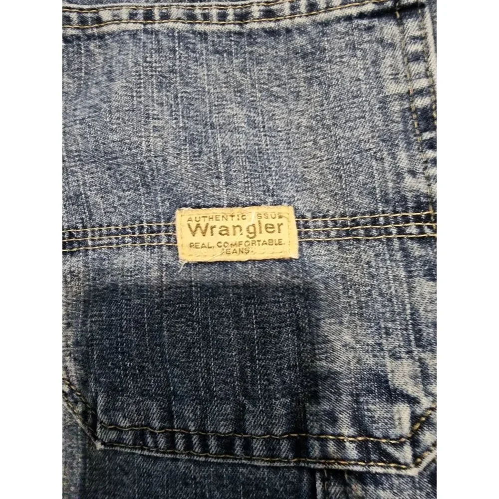Vintage Wrangler Carpenter Shorts‎ Mens Size 44 Denim Blue Light Wash